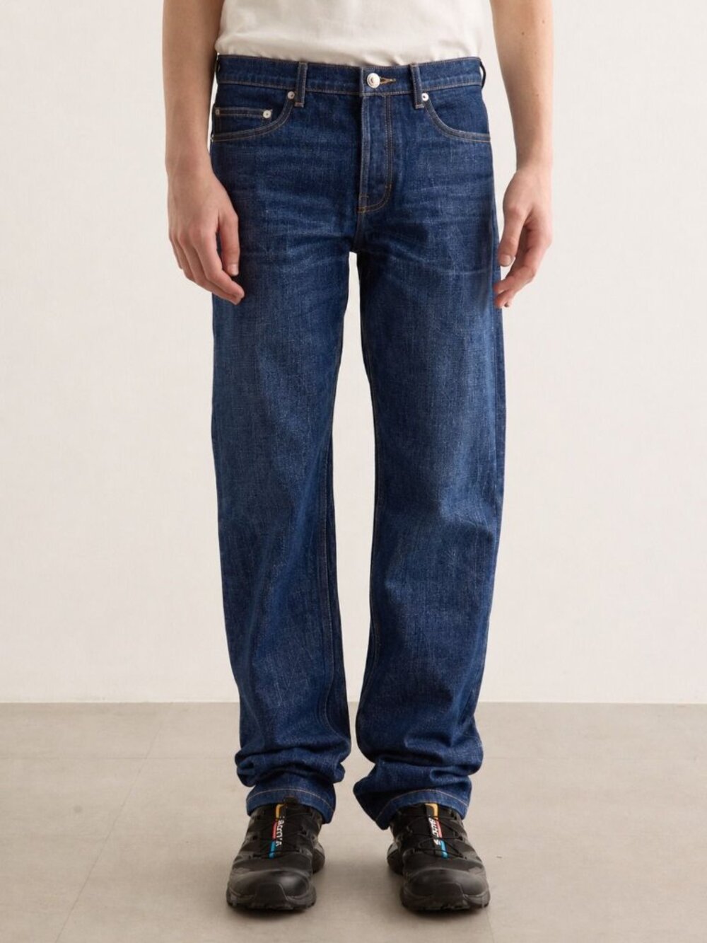 A.P.C. New Standard Blue 100% Cotton Straight‎ Leg Jeans Size 29